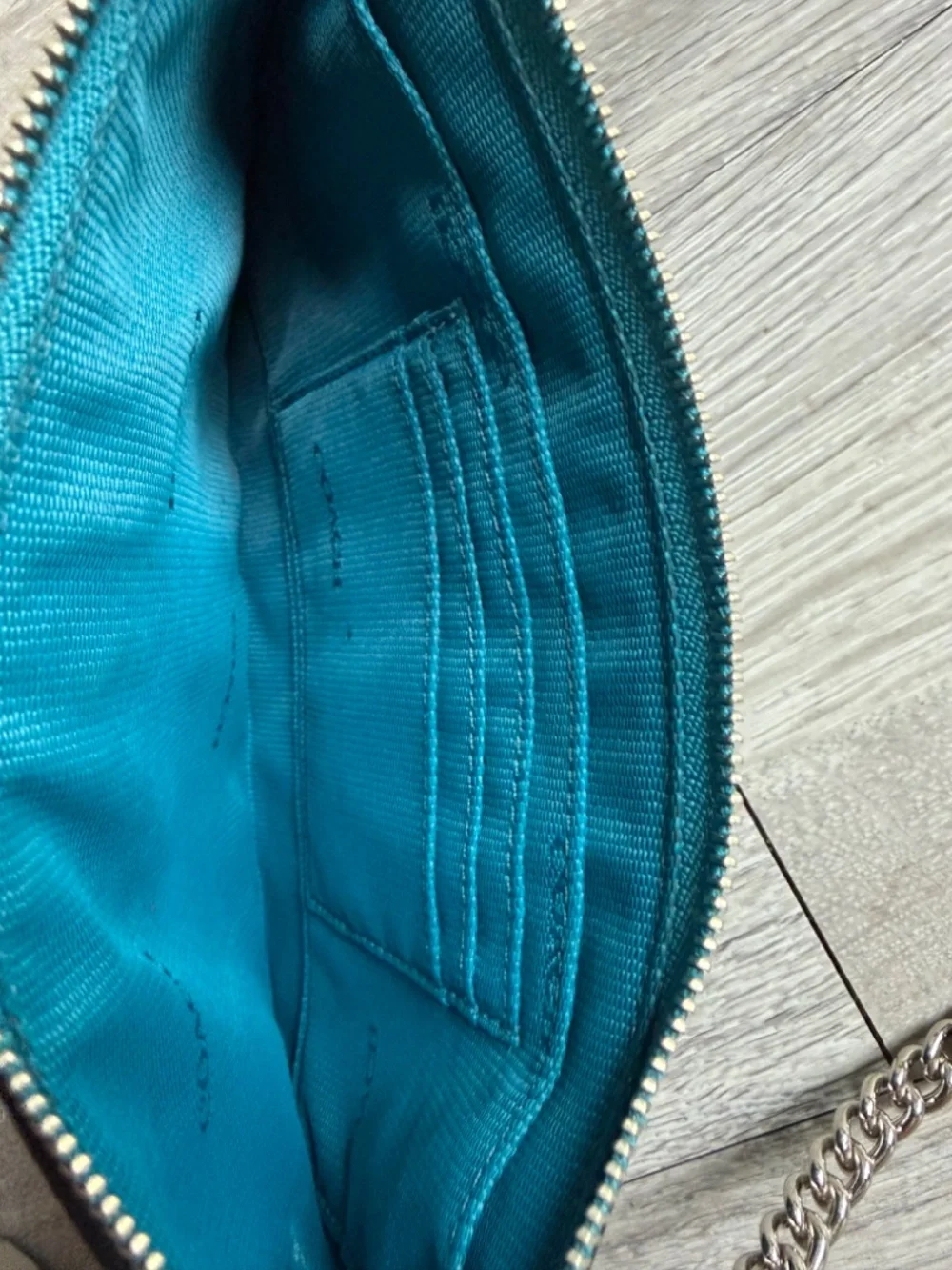 Coach wristlet - Mini purse - Teal
